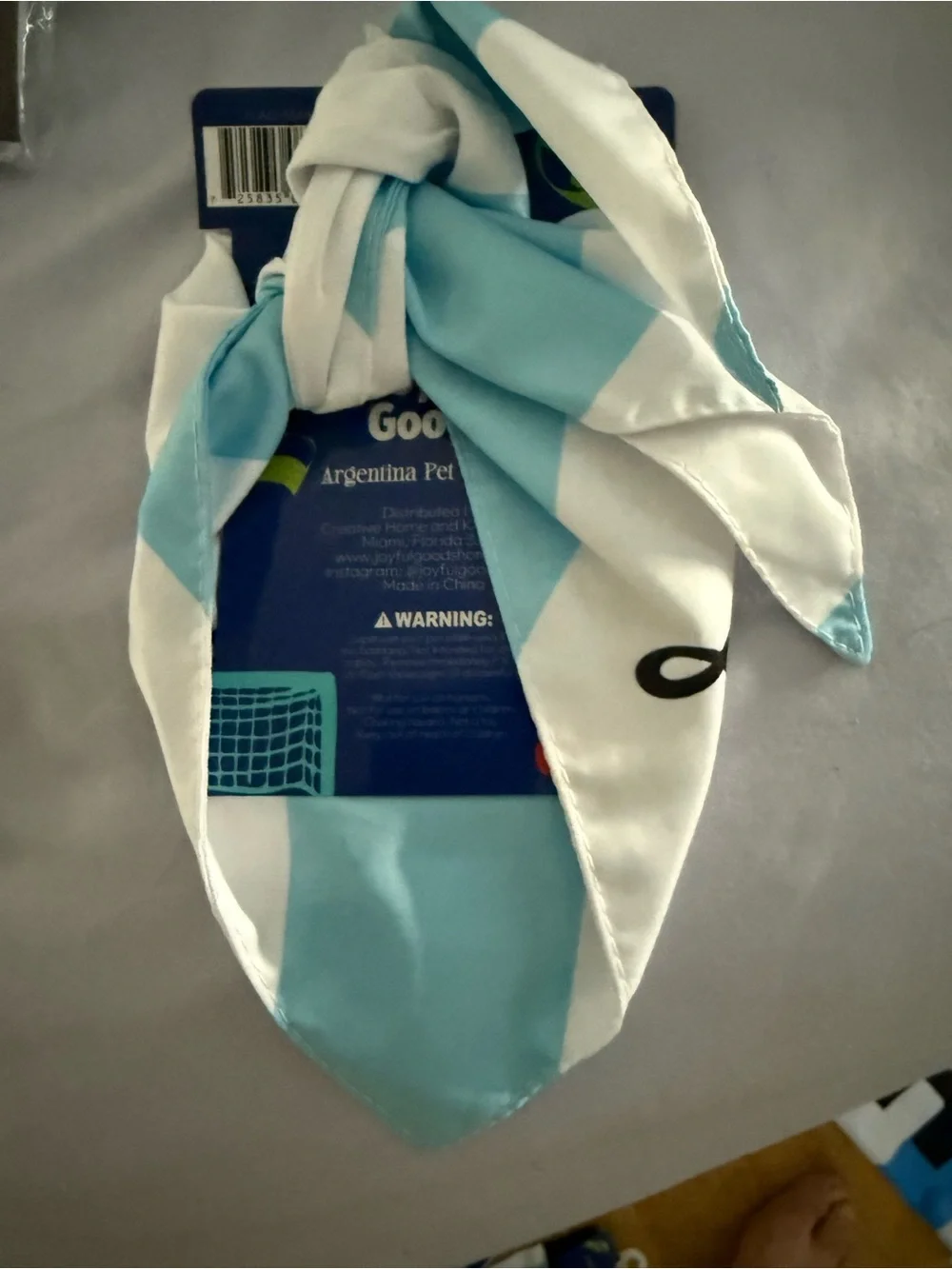 Argentina Fan Set: adidas Jersey/hat, national Flag, Messi Socks (2), FIFA scarf